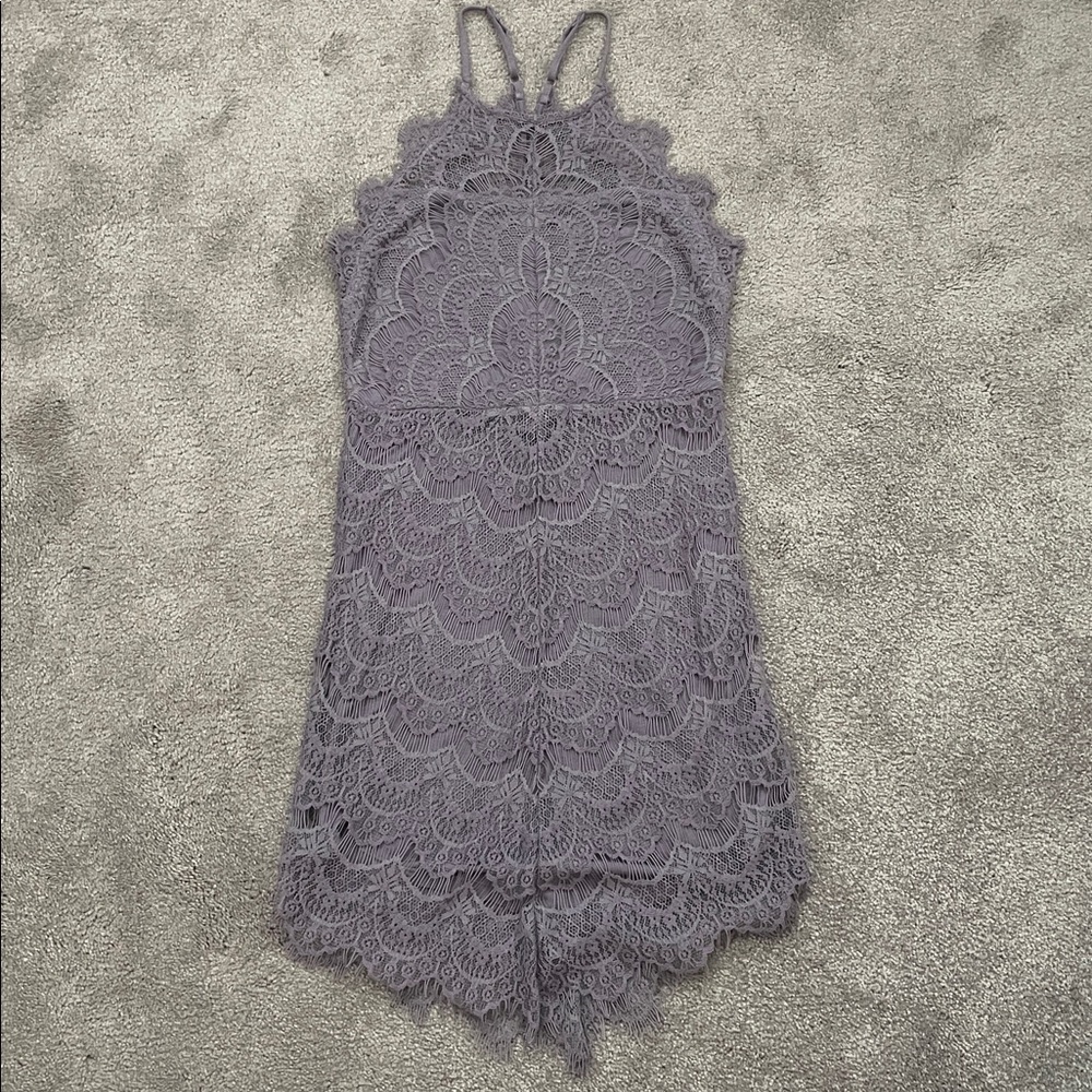 Free People Lace Dress in Lilac